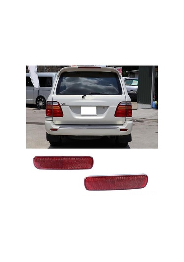 Youtek Toyota Land Cruiser Fj100 Ve Lexus Lx470 1998-2007 Arka Tampon Stop Lambası - Dayanıklı Plastik - Kolay Kurulum - Yerine Geçici Parça