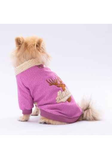 Pawstar Pembe Alaska Esnek, Küçük Irk Köpek Trikosu