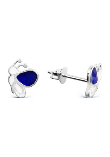 Gümüş Kelebek Küpe Gümüş