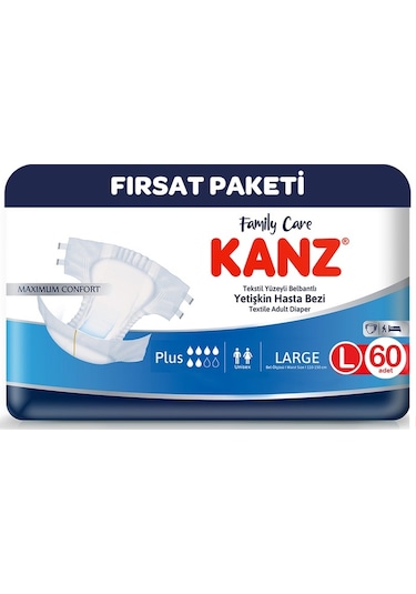Kanz Hasta Bezi L Beden 60 Adet