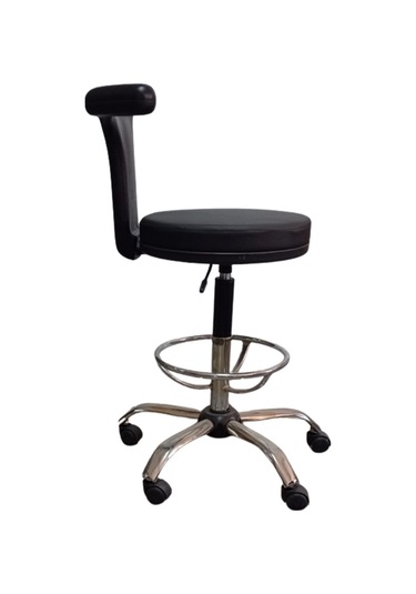 Polyüretan Sırtlıklı Çemberli Tabure