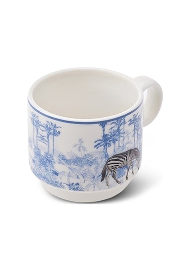 Karaca Jungle 5 Parça Standlı Çay Fincanı Seti 160 Ml