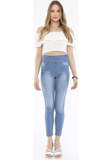 Alexandergardı Volanlı Crop Top (B21-3100)