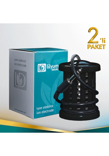 Lilyum İyon Elektrot Array Ayak Cihazı Siyah 2'li Paket