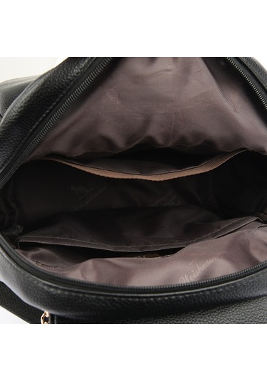 Suya Dayanıklı Düz Renk Kadın Sırt Çantası Retro Basit Büyük Kapasiteli Okul Çantası Boş Zaman Seyahat Bayan Öğrenci Sırt Çantasısiyah Diğer