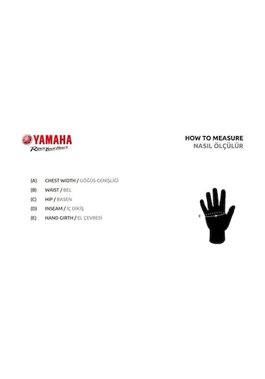 '-Yamaha Kışlık Erkek Eldivenleri Gasher