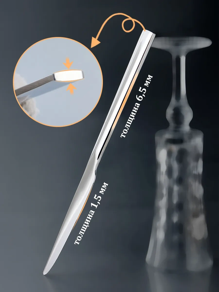 Teamfar Çatal Bıçak Takımı 6 Parça Paslanmaz Çelik 18/10 140650882 Gri