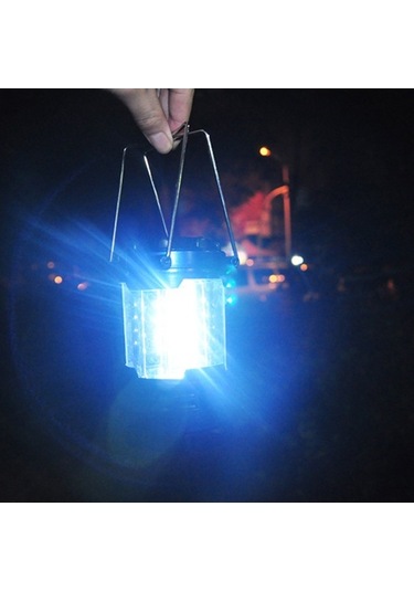 Dancemonkey Geeksen 12 Led'li Kamp Feneri - Taşınabilir, Asmalı, Parlak Işık, Pusulalı, Pil İle Çalışır, Renkli Fener Çok Renkli