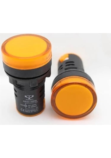 Cat Ad16-220so ,sarı-220v M22 Sinyal Lamba