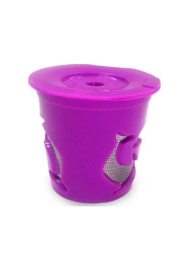 Ulzyvf Keurig Uyumlu Yeniden Doldur Kahve Kapsülü - Çevre Dostu 1'li Paket Mor