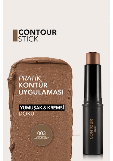 Flormar Contour Stick Asansörlü Kontür Kalemi 003 Medium Deep