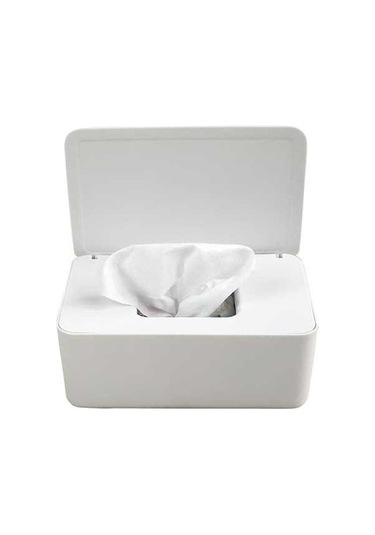 Pazly Taşınabilir Maske Saklama Kutusu - Toz Geçirmez Kapaklı, Çok Amaçlı Pp, 6 Renk Beyaz Dahil Beyaz