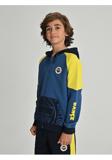 Fenerium Çocuk Trıbun Sarı Lacivert Sweat Fb Laci 24