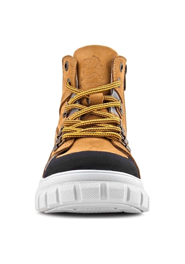 Rakerplus Hakiki Deri Sarı Siyah Fermuarlı Erkek Çocuk Bot Sarı Rakerplus Hakiki Deri Sarı Siyah Fermuarlı Erkek Çocuk Bot Sarı