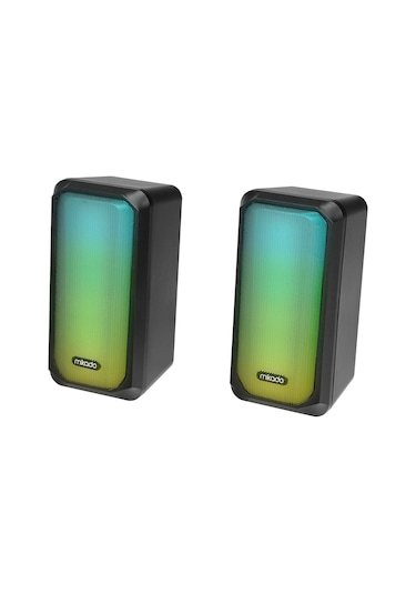 Mikado MD-356 2.0 5Wx2CH RGB Ledli Speaker Hoparlör