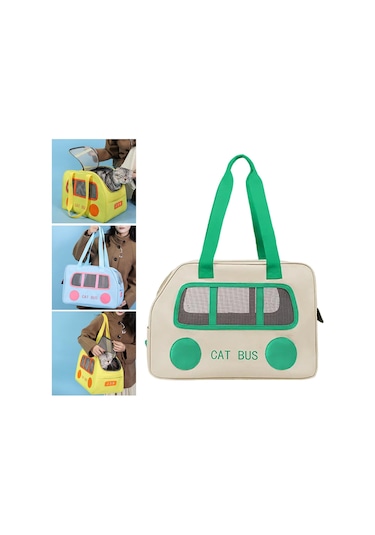 Suntek Kedi Taşıma Çantası Çok İşlevli Yavru Köpek Beyaz