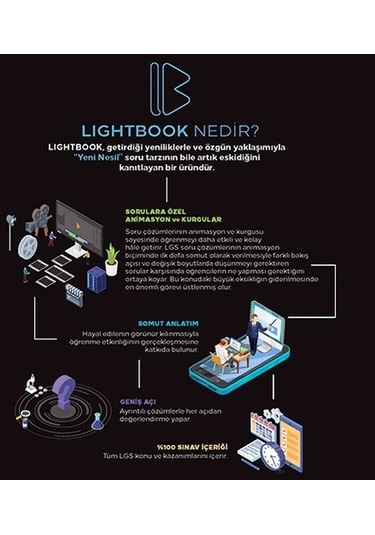 Lgs Yeni Nesil Sorular Ve Detaylı Çözümlerle Lightbook Sayısal M