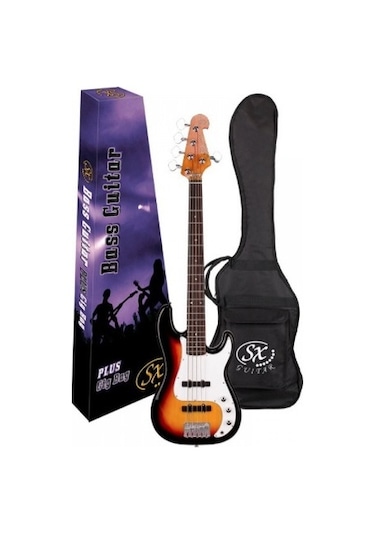 Sx Sjb62 /5/3ts 5 Telli Bas Gitar 3 Tone Sunburst