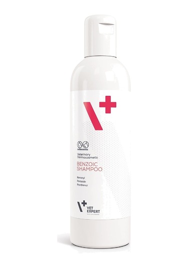 Vet Expert Benzoik Shampoo Kedi Köpek Şampuanı 250 ML