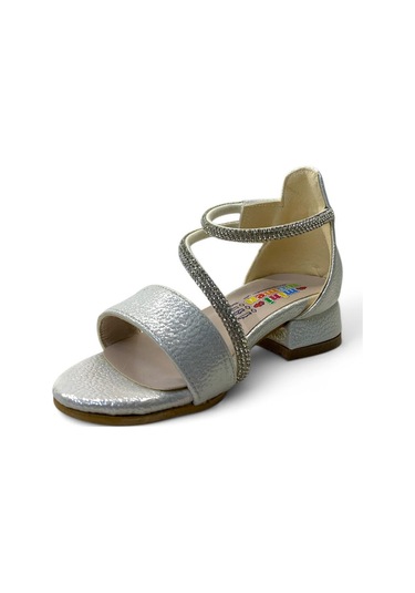 796 Kız Bebek Topuklu Abiye Ayakkabı Sedef