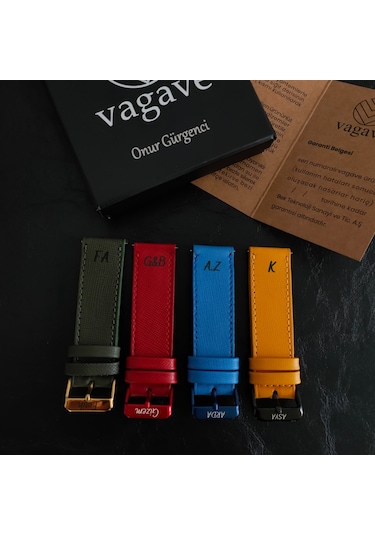 Vagave Samsung Uyumlu Active / Watch / Gear 20 Mm / 22 Mm Deri Kordon (497125572)