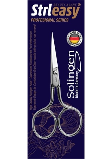 Strleasy 6360 Solıngen Çelik Kaş-bıyık Makası Metal