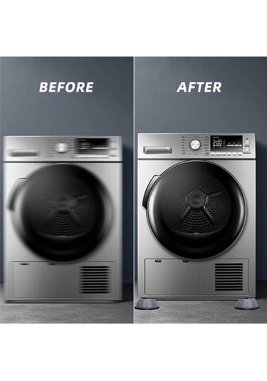 İsgstore Beyaz Eşya Altlığı Ayağı 4 Adet Çamaşır Bulaşık Makinası Buzdolabı Yükseltici Titreşim Önleyici