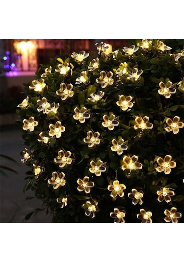 Çiçek Desenli Güneş Enerjili Bahçe Aydınlatma