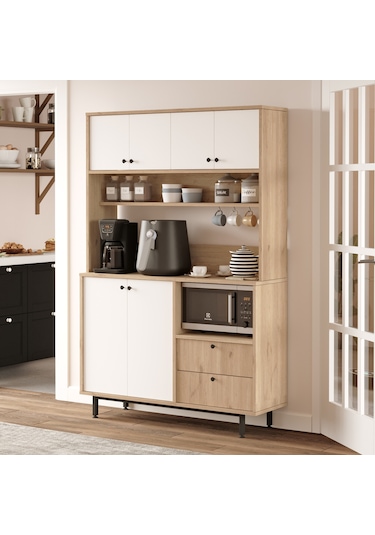 Lounge Kahve Köşesi Çok Amaçlı Dolap Mutfak Dolabı Le5-sw