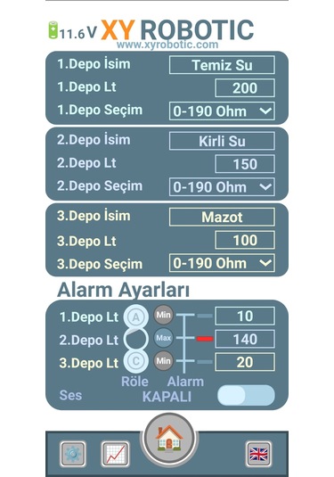 Seviye Ölçer 3+1 Programlanabilir