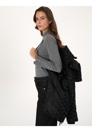 Pierre Cardin Kadın Siyah Mont 50313967-vr046 Siyah