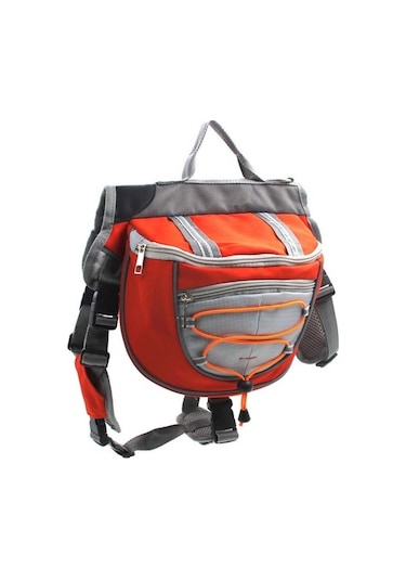 Dm Cbtx Köpek Sırt Çantası: Nefes Alabilir, Taşınabilir, Örgülü Evcil Hayvan Çantası - S Turuncu