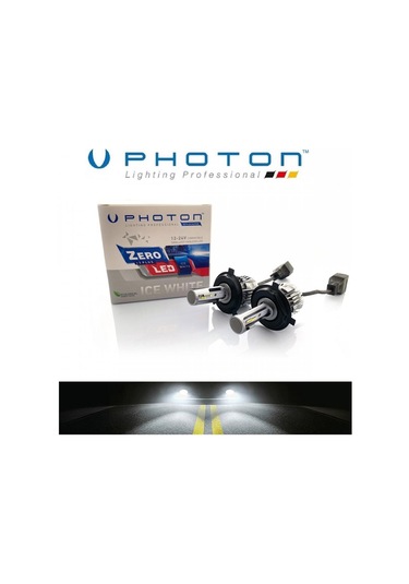 H4 PHOTON Led Xenon Oto Ampul Zero Fansız Beyaz