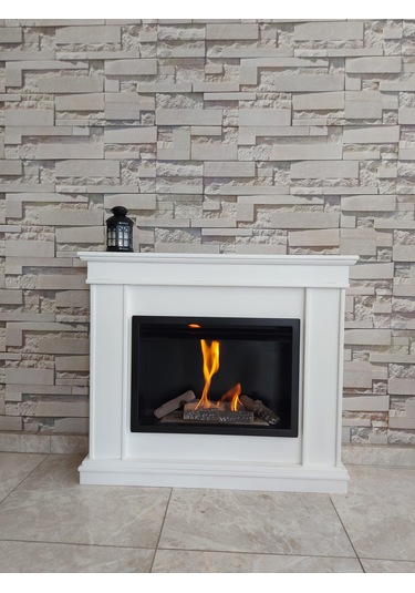 Blueflame Classıcal Whıte Bacasız Bio Etanol Şömine