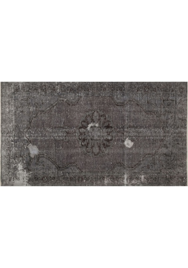 Gerçek El Dokuma Eskitme Vintage Halı 155 X 270 Cm 8236