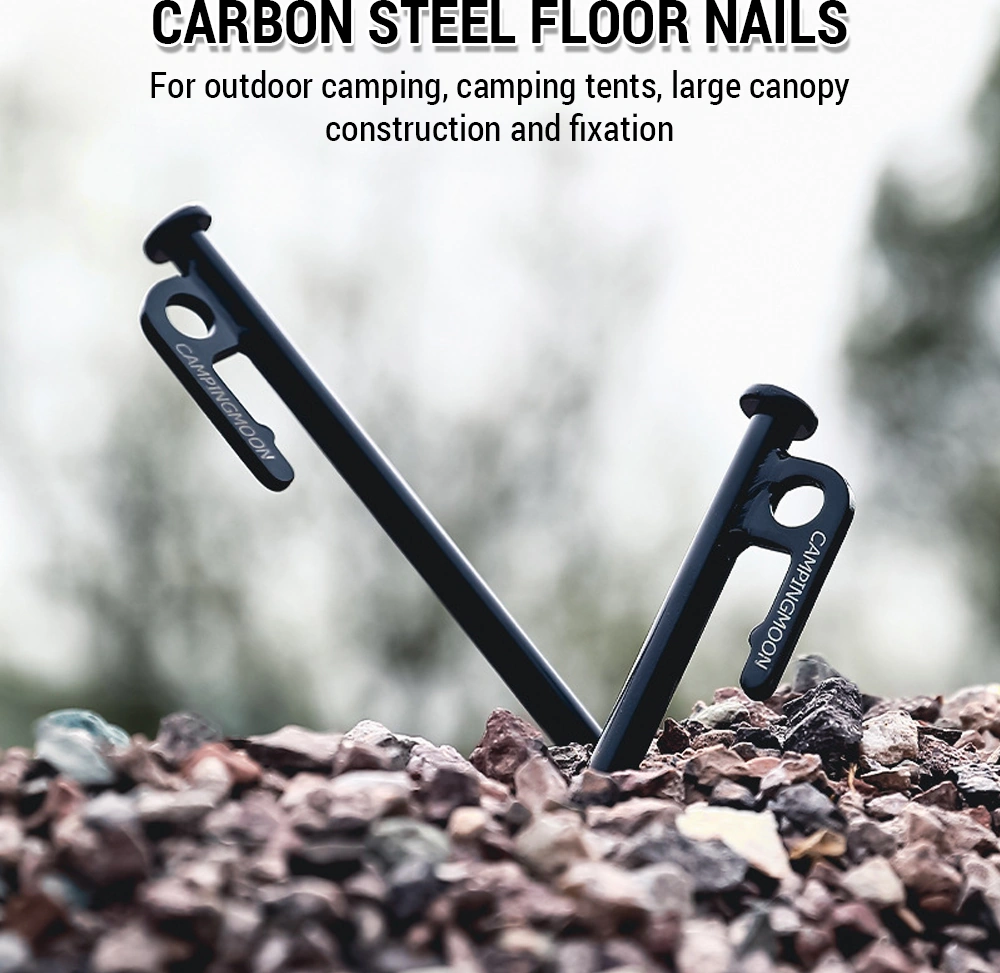 Dianziye Campıngmoon T Serisi 20cm Karbon Çelik Kamp Tenteği: Dayanıklı, Pas Korumalı, Zor Zeminlere Uygun, Tent/çadır Sabitleme Çok Renkli