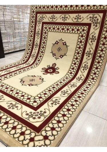 Saray Halı Gold Serisi 2165 Krem 150X230 %100 Yün Halı 4 M2 Krem