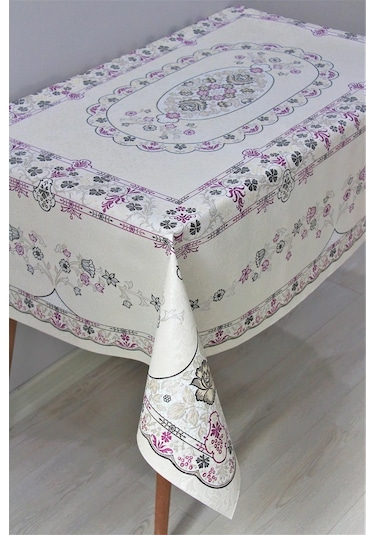 Elyaf Astarlı Silinebilir Pvc 120x160 Hazır Muşamba Masa Örtüsü 001