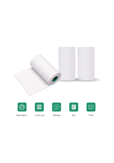 Singree A6/a8/a9 İçin 3'lü Paket Uzun Ömürlü Termal Yapışkan Kağıt Ruloları