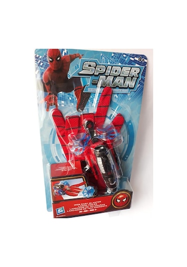 Örümcek Adam Atıcı Eldiven Spiderman Oyuncak Yapışan Ok Fırlat