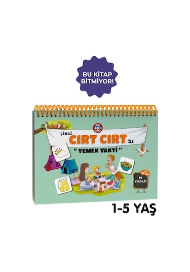 Şimdi Cırt Cırt Ile Yemek Vakti Etkinlik Kitabı