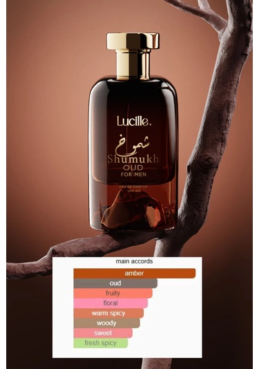 Lucille Shmukh Erkek Parfüm Oud Koku, 100 Ml Edp