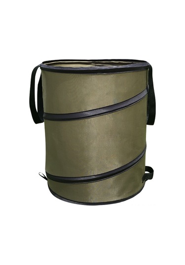 Wezone Toprak, Yaprak Ve Çöp İçin Kollapsibl Oxford Kumaş Bahçe Çöpçüğü - Büyük Kapasite Dış Mekan Çöp Kutusu Toptan Satış