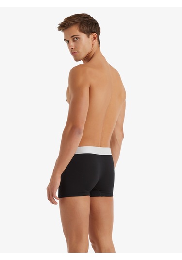 Erkek Modal Elastan Boxer Silver 9302 - Siyah Siyah