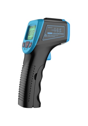 Jms Temassız Dijital Lazer Sıcaklık Tabancası -58 Derece F İla 1112 Derece F -50 Derece C İla 600 Derece C Mavi