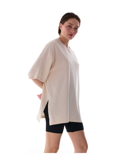 Penti Taş Rengi Cotton Oversize Tişört