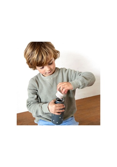 Lassig Happy Prints Çelik Matara Midnight Blue 500ml Mavi