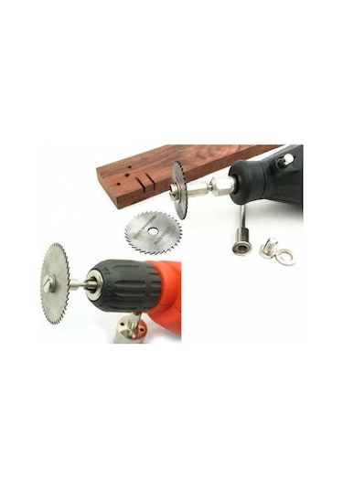 Matkap Adaptör Daire Mini Disk Mandren Adaptörü 6...