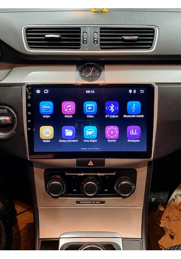 Volkswagen Passat B7 2011-14 10" Uyumlu Androıd Multimedya Gerçek 2/32 Kablosuz Carplay Geri Görüş Kameralı 10"