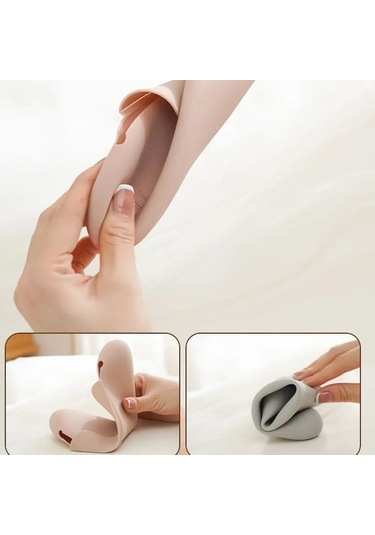 Yulong Moveevo Yumuşak Silikon Makyaj Aleti Saklama Çantası - Antrasit